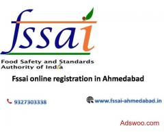 Fssai online registration in Ahmedabad