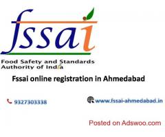 Fssai online registration in Ahmedabad