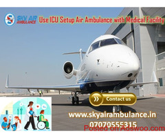 Use Secure and Trusted Air Ambulance in Jabalpur by Sky