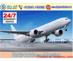 Sky Air Ambulance in Bhubaneswar with Certified Paramedical Staff