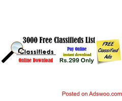 Free Classified Site List 2020