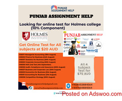 Holmes Online Test Help for $20 AUD