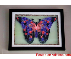 Anniversary gifts Abstract Butterfly art work from Aadhi Creation