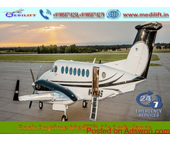 Take Full ICU Care Air Ambulance in Chandigarh by Medilift