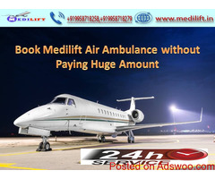 Pick Full Medical Support Air Ambulance in Kanpur