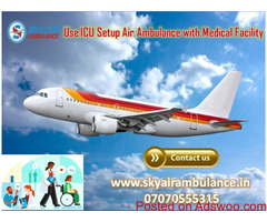 Take MICU Enhanced Air Ambulance Service in Silchar