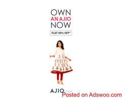 Ajio Online Shops: Clothing & Footwear;