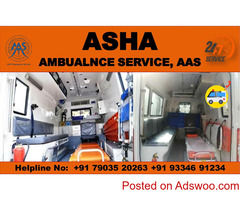 Better medical Adjustment in Cardiac Ambulance Service from Patna | ASHA