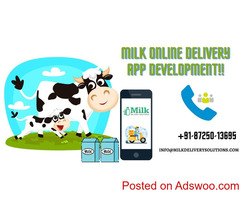 Mobile app for milk delivery