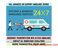 Receive Medivic Ambulance Service in Ranchi for Instant Shifting Needy