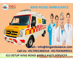 Ambulance Service in Doranda at Very Low-Rate by King