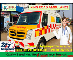 Get King Ambulance Service at Just One Call in Dwarikapuri