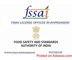 Fssai license offices in Ahmedabad