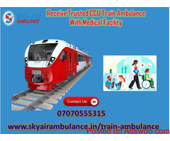 Hire Sky Train Ambulance Service in Mumbai at Low Budget