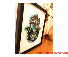 Unique gifts for home Hamsa Hand with decorate your home