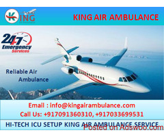 King Provides Full Medical Support with Air Ambulance in Bangalore