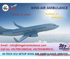 King Has Top-Class ICU Air Ambulance in Ranchi with Medical Facility