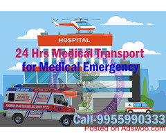 Advanced Medical Facilities in Air Ambulance in Varanasi