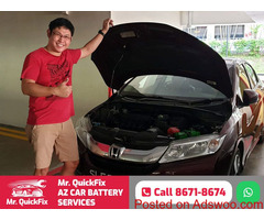QuickFix 24hrs Car Battery Replacement