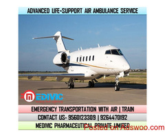 Utilize World-Class ICU Setup by Medivic Air Ambulance in Siliguri