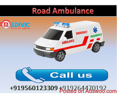 Hire High Class Road Ambulance Service in Argora by Medivic Ambulance  by Medivic  Ambulance