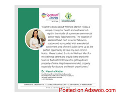 Book Your Commercial Space At" Wellnest Mart" Ncr's No.1 Health & Wellness Hub!!