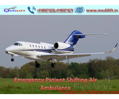 Now Book less Genuine Cost Air Ambulance Service in Ranchi by Medilift