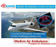 Medivic Air Ambulance Services in Patna and Delhi-Excellent Solution