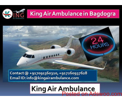 King Air Ambulance in Bagdogra- Magnificent Quality