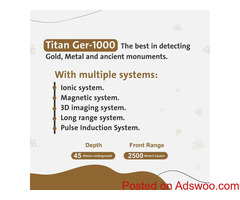 TITAN GER 1000 - 5 SYSTEMS - Underground Gold Detector