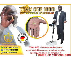TITAN GER 1000 - 5 SYSTEMS - Underground Gold Detector