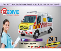 Now 24x7 Hours Medivic Ambulance from Patna to Delhi at Low Price
