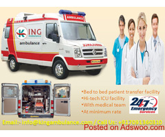 Advanced King Ambulance Service in Kankarbagh is Available 24 Hours