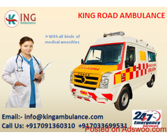 Ambulance Service in Danapur Available with Medical Facility by King