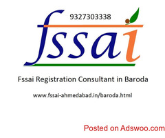 Fssai Registration Consultant in Baroda
