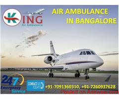 Hire Very Nominal Fare Special Charter Air Ambulance Bangalore by King