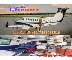High-Quality Commercial Air Ambulance in Ranchi by Medilift