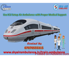 Select Train/Rail Ambulance Service in Guwahati with Expert Doctor