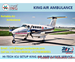 Air Ambulance in Silchar is Available with Hi-Tech Feature by King