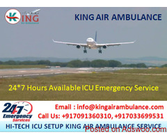 Topmost Air Ambulance in Guwahati for Patient Relocation by King