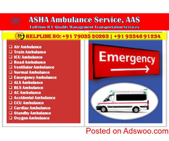 Full Facility of Adjusting CCU Ambulance in Patna | AAS