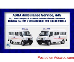 Take Hi-tech & Well Responsive Ambulance in Patna | ASHA