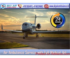 Sky Air Ambulance in Varanasi with Full Care