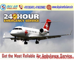Utilize Air Ambulance in Ranchi with the Best Medical Team