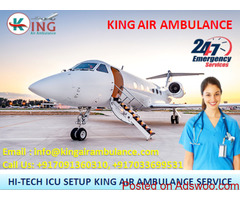 Topmost and Reliable Air Ambulance in Varanasi by King