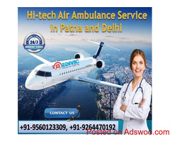 Now Always Available Medivic Air Ambulance in Raipur for Safe Shifting