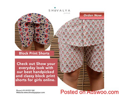 Block Print Shorts