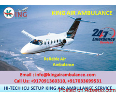 Air Ambulance Services in Patna is Available by King at 24 Hours