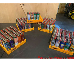 Pin Ball Machines, Refillable lighters & Smoking accessories all for sale