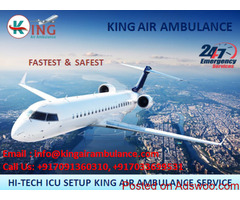 Air Ambulance in Ranchi has Finest Medical Facility by King